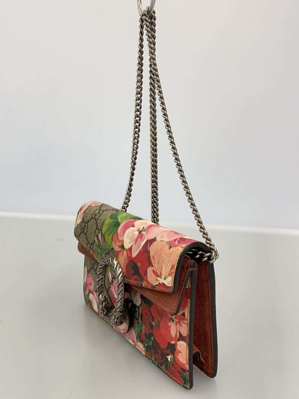 Gucci Shoulder Pink Dionysus Bag GG Blooms Pink